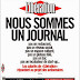 La tapa de Libération: "Somos un diario, no un restaurante, no una red social"