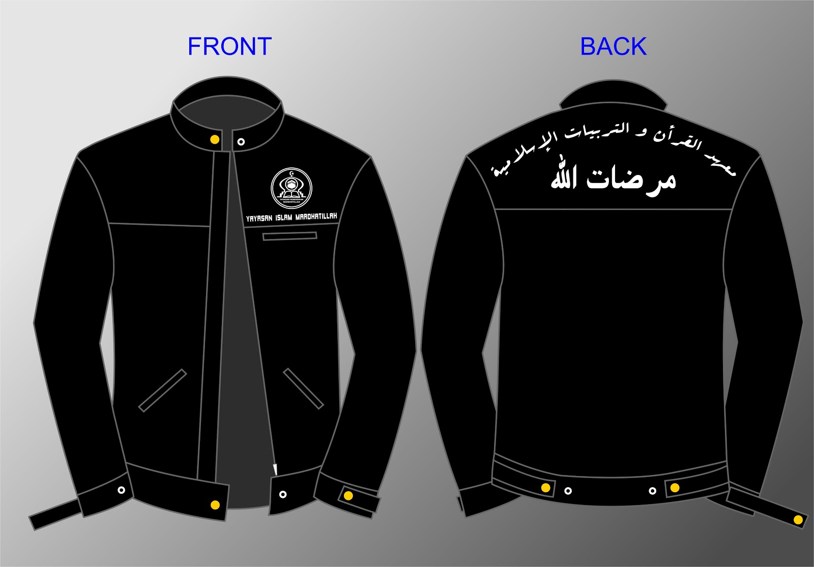 YAYASAN MARDHATILLAH Almamater Jaket Yayasan