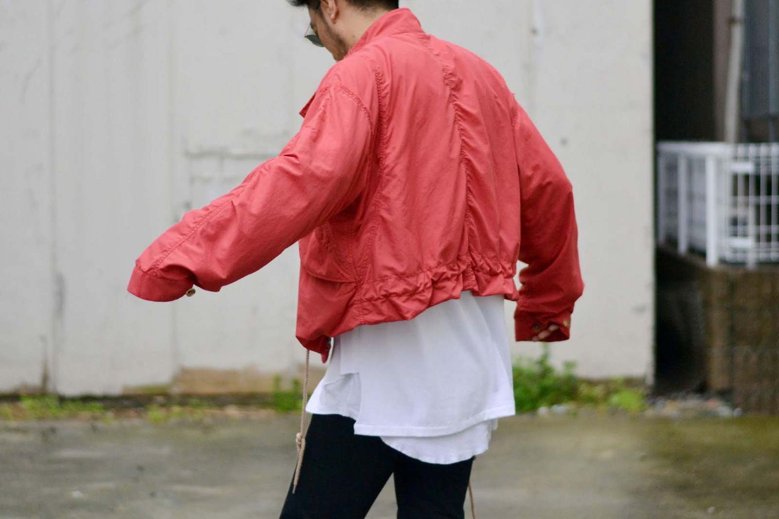 BED J.W. FORD / ベッドフォードCoach jacket PINK   input staff blog