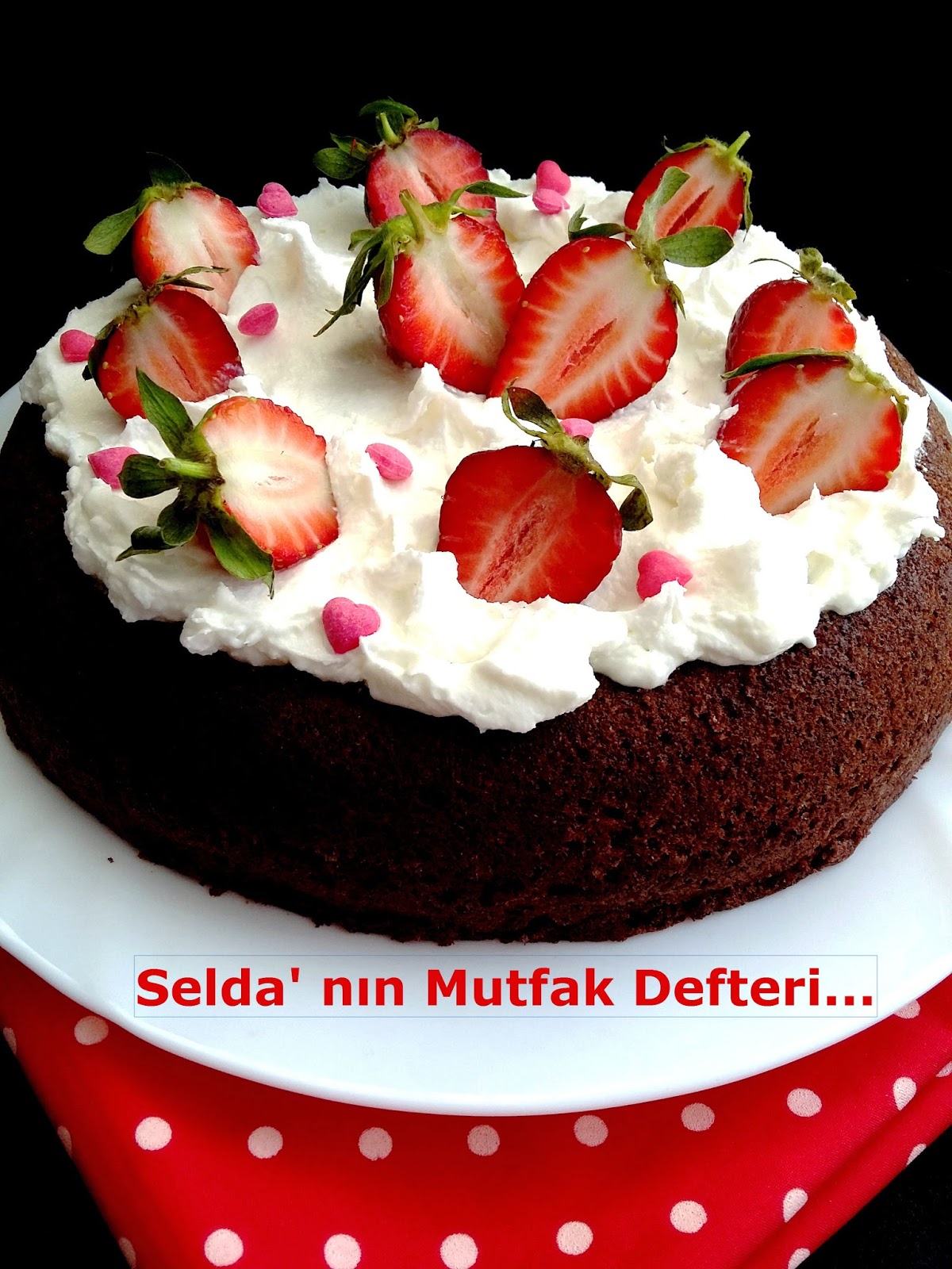 Selda� nın Mutfak Defteri… Kakaolu Çilekli Pasta