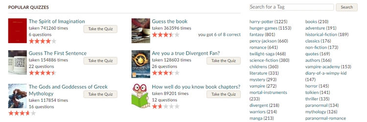 goodreads quizzes goodreads quizzes