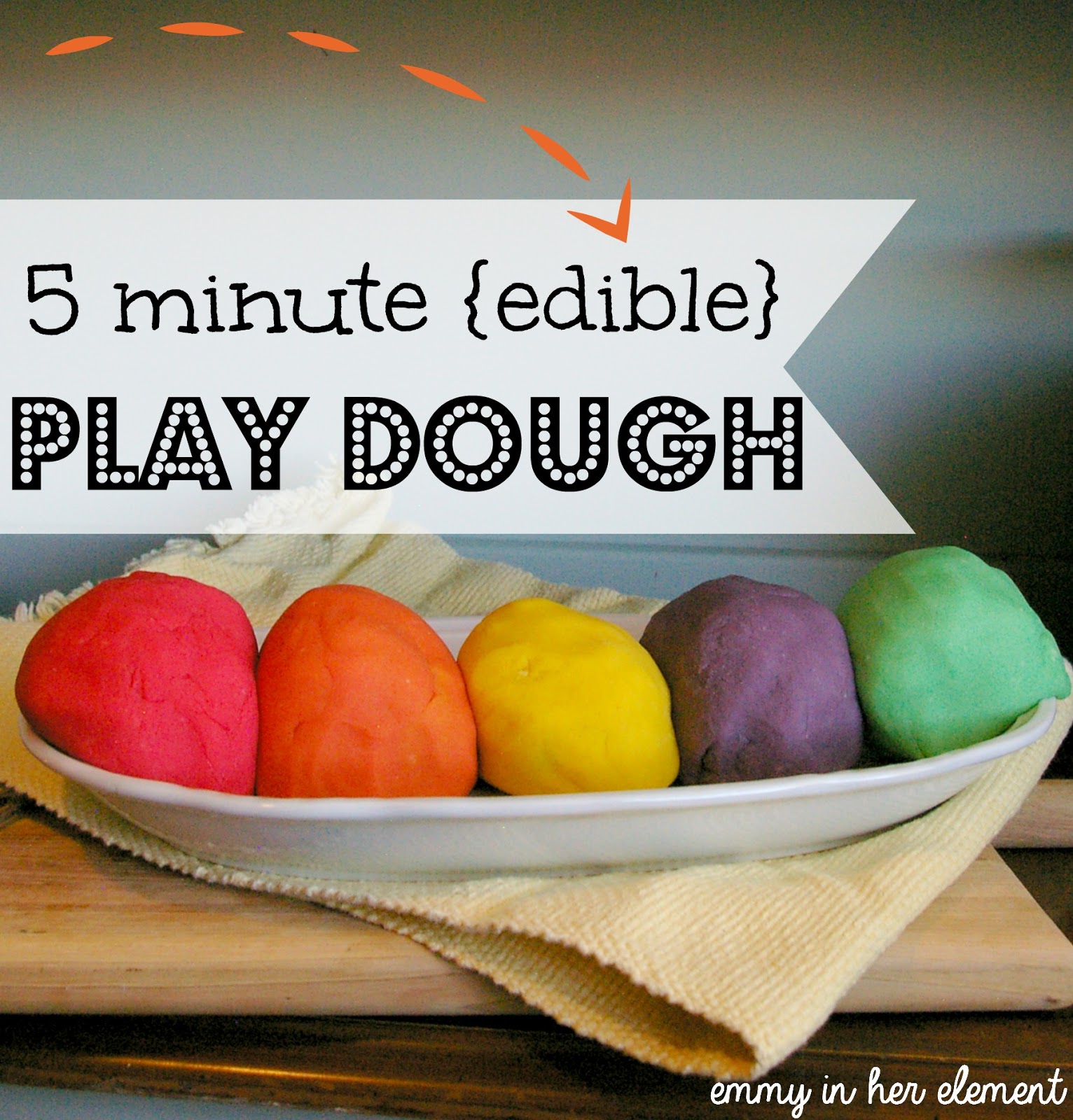 5 minute non toxic play dough