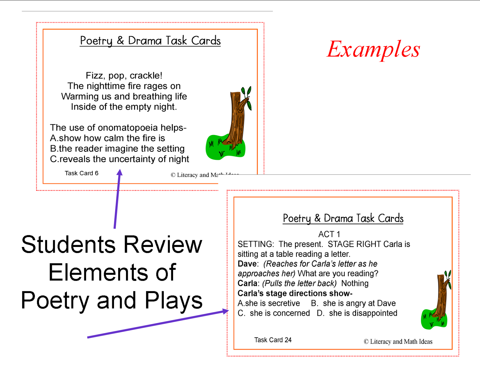literacy-math-ideas-poetry-and-drama-task-cards