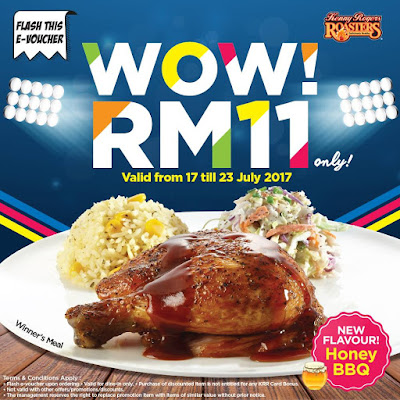 Kenny Rogers ROASTERS Malaysia e-Voucher Honey BBQ