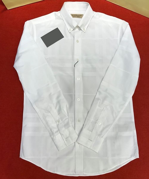 Áo sơ mi cộc tay nam nữ Burberry kẻ sọc caro be dập mác logo chữ ngực chất  cotton cao cấp SMC05P  Shopee Việt Nam
