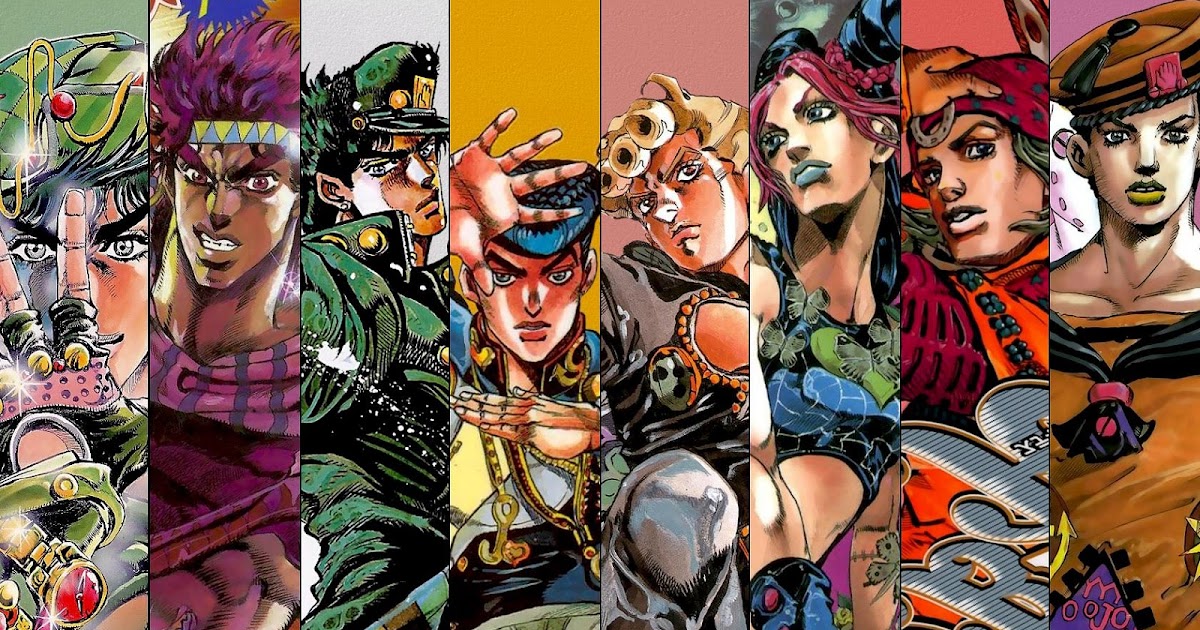 Anime assistir a aventura bizarra de jojo o mundo assassino rainha  experiência ouro platina estrela pulseira