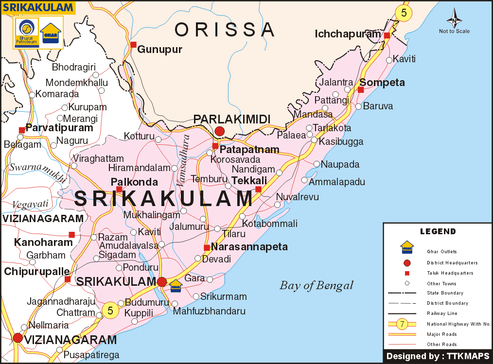 Information about Srikakulam | All India Tourist Places