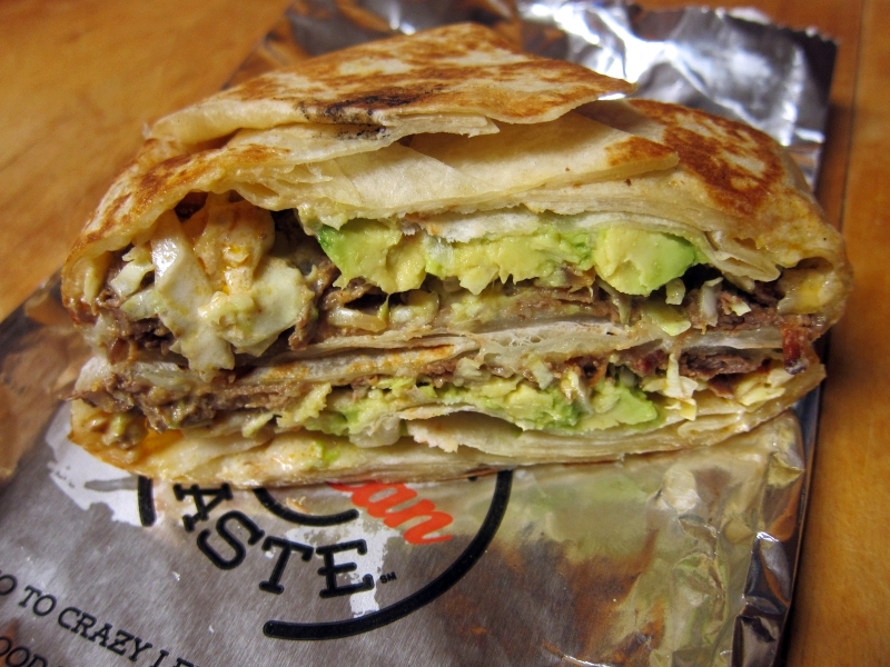 Review El Pollo Loco Shredded Beef Quesadilla