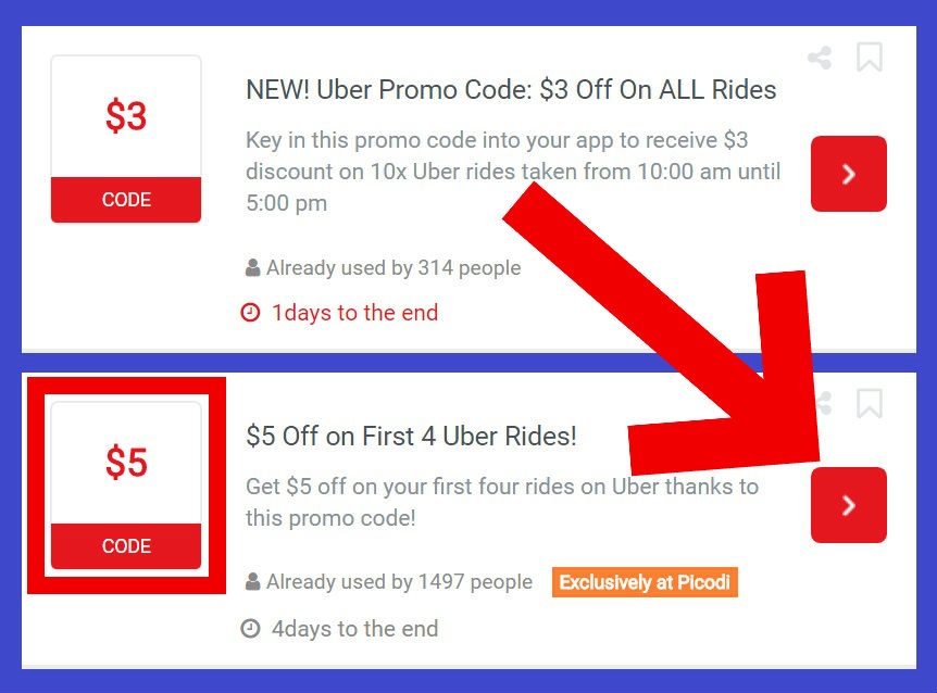 Picodi - Uber İçin Promosyon ve İndirim Kodu Bulmak | Uber Kodları!