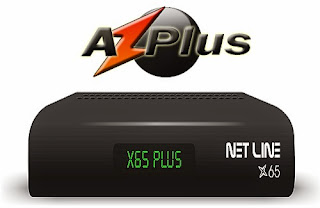 Atualização para o receptor Azplus Net Line X-65 Plus.