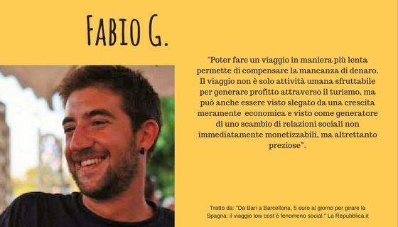 Fabio viaggiare con lentezza