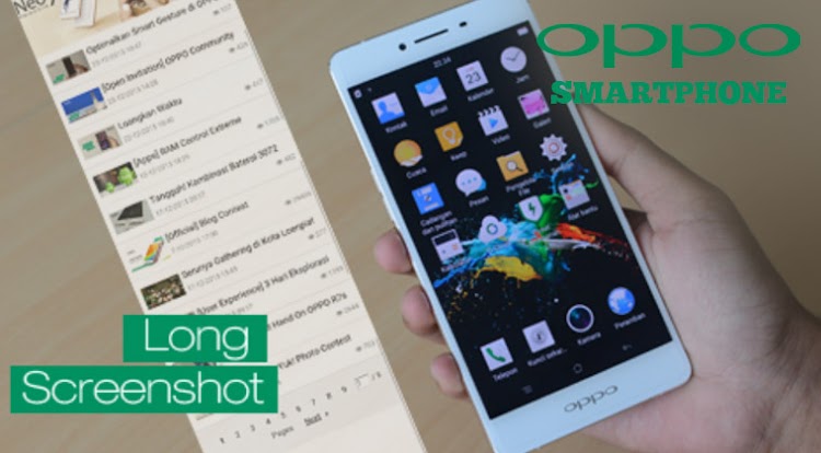Cara Screenshot Panjang HP Oppo a37 dan f1s Cara Screenshot Panjang HP Oppo a37 dan f1s