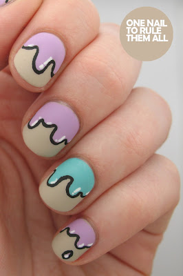 One Nail To Rule Them All: Nudey drips