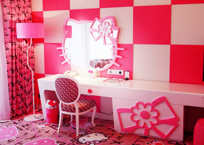 Interior Kamar Tidur Anak Hello Kitty : Desain Rumah 