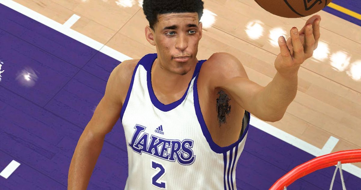 NBA 2K17 Lonzo Ball Cyberface V2 by Modified2k Shuajota