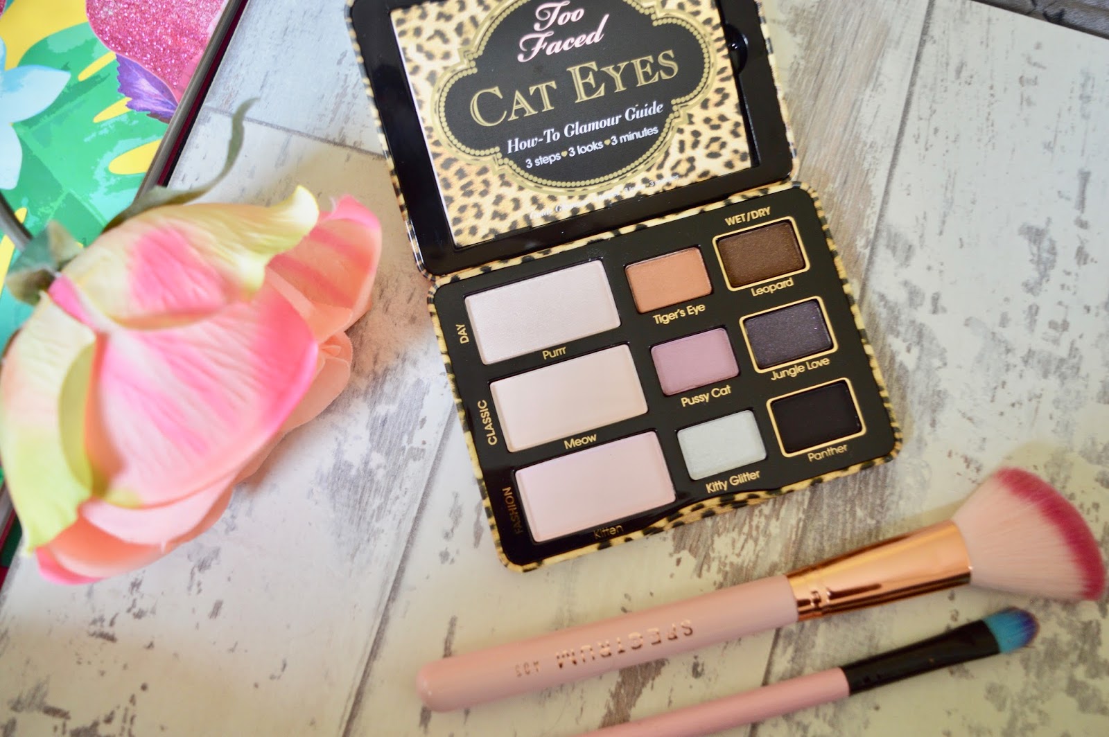 too faced cat eyes palette review