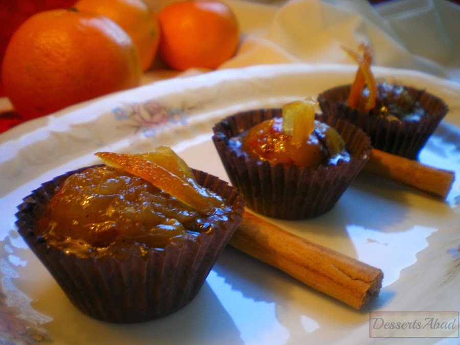 Bombones de castañas confitadas 