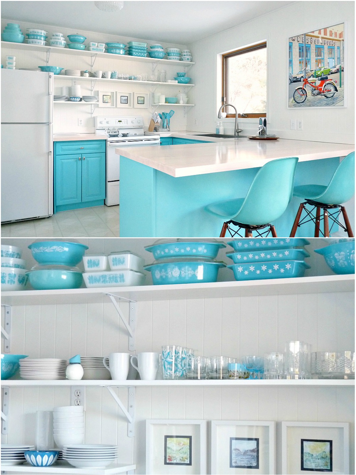 How to Clean Black Marks + Baked on Grease from Vintage Pyrex, Plus