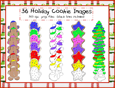 http://www.teacherspayteachers.com/Product/Holiday-Cookies-Clip-Art-1013443