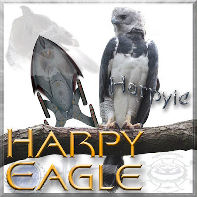 starship Harpy Eagle with eponym