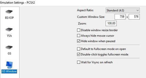 settings for pcsx2 1.4.0 settings for pcsx2 1.4.0