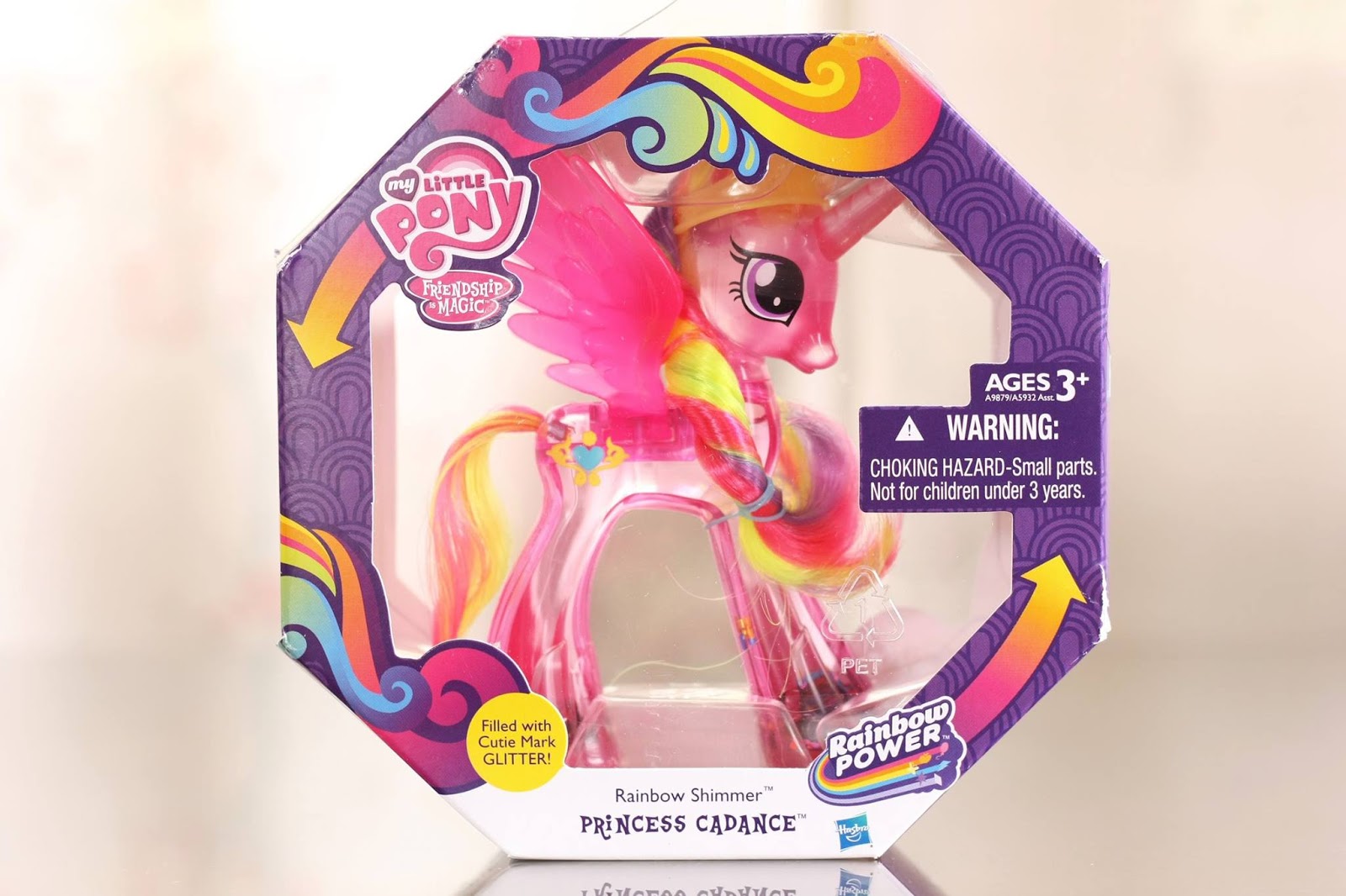 Rainbow Shimmer Princess Cadance Brushable (Snowglobe Pony)