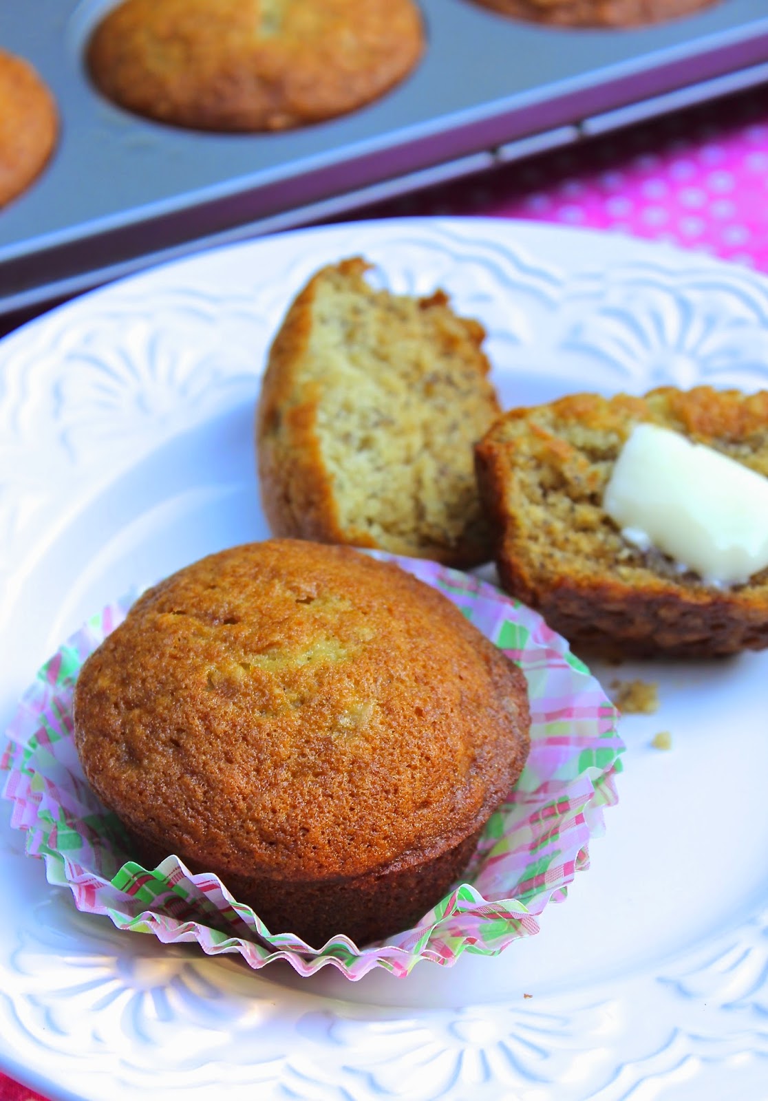 ValSoCal Moist Banana Bread Muffins