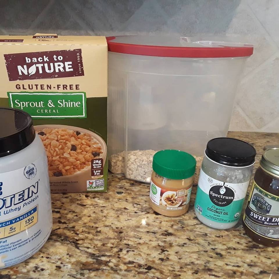 Cashew Butter Protein Bars