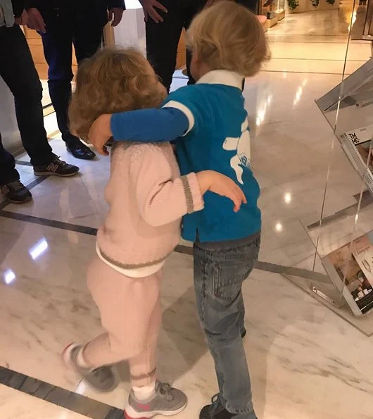 Princess Charlene of Monaco published on her Instagram page three new photos of her twins, Prince Jacques and Princess Gabriella
