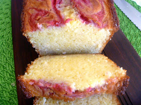 Eat a slice of Sunshine with this Raspberry Swirl Lemon Quick Bread!  Perfect anytime of day. - Slice of Southern
