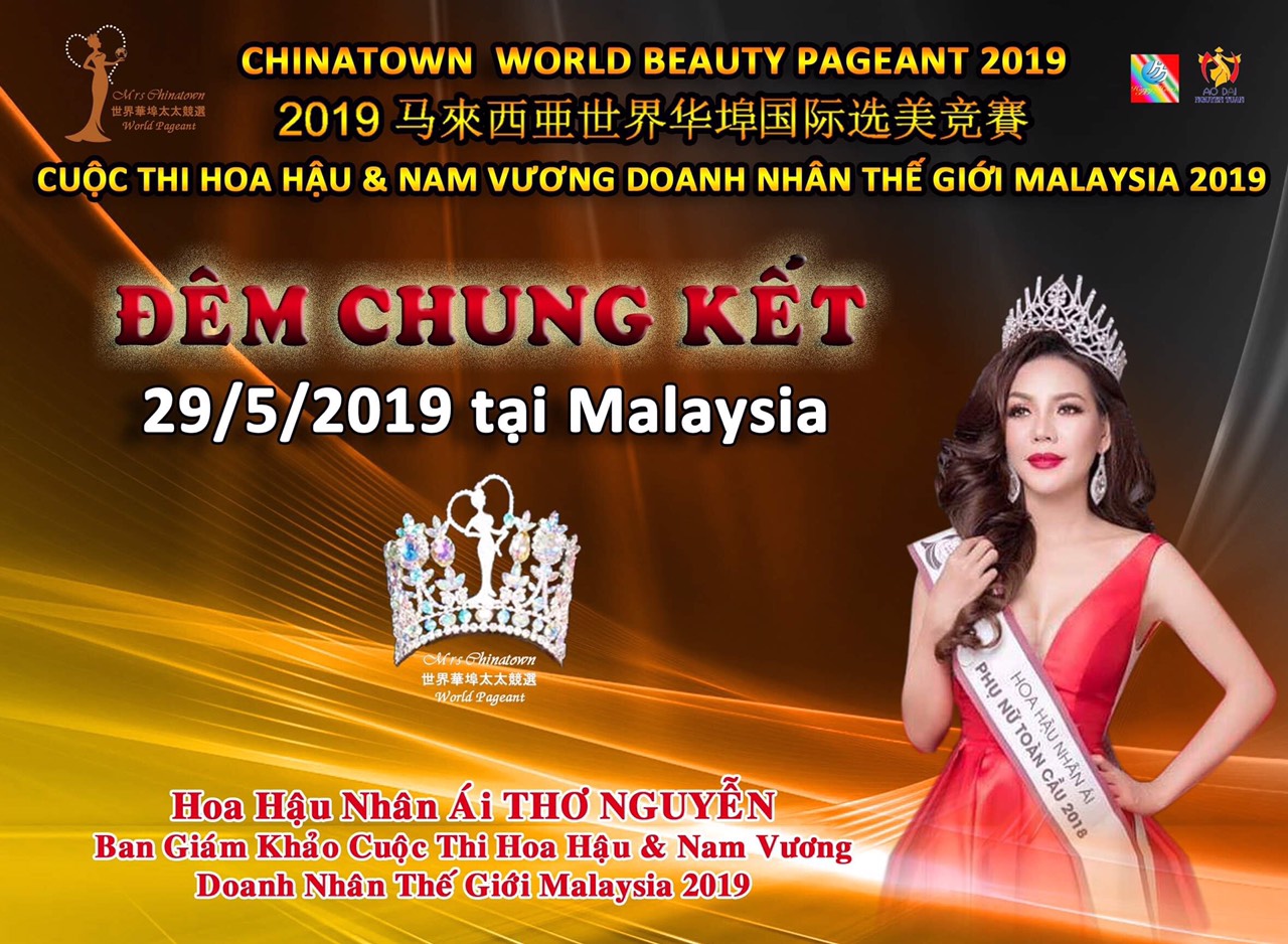 IMG 20190510 092828 Hoa hậu   Nam vương Doanh nhân Thế giới Malaysia 2019 công bố Ban giám khảo quyền lực