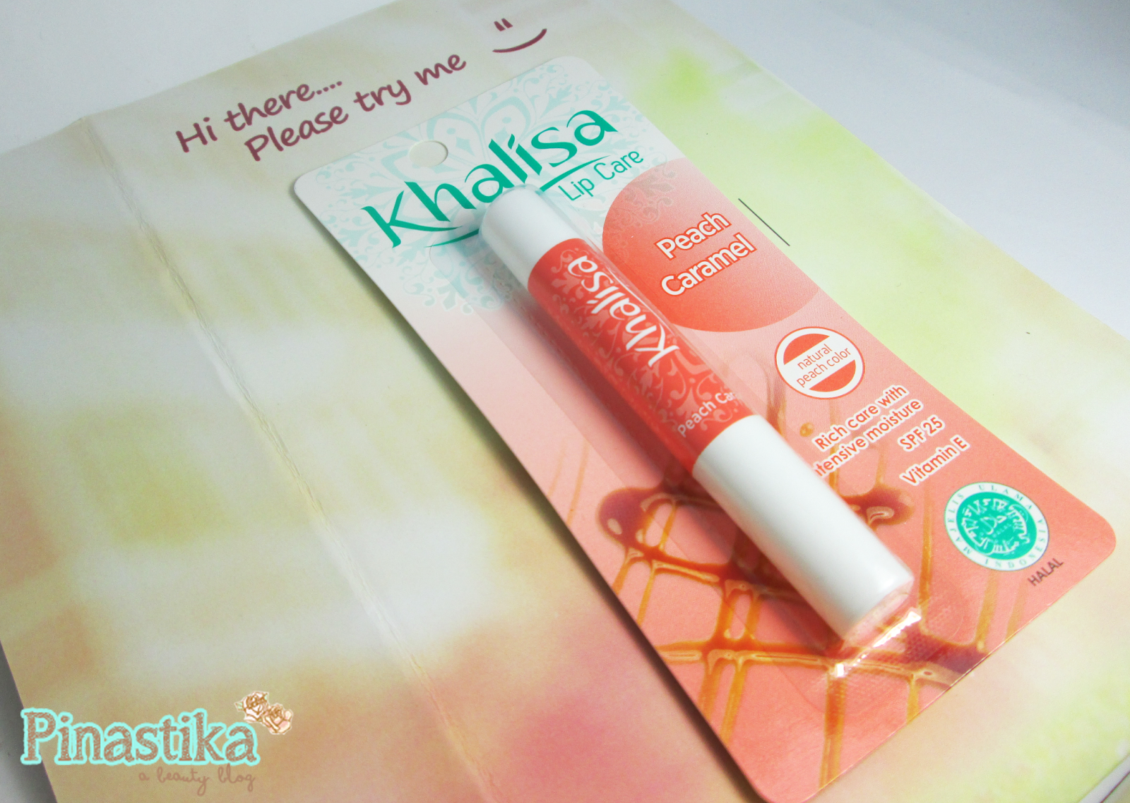 Review : Khalisa Lip Care - Peach Caramel ~ Paman Crab