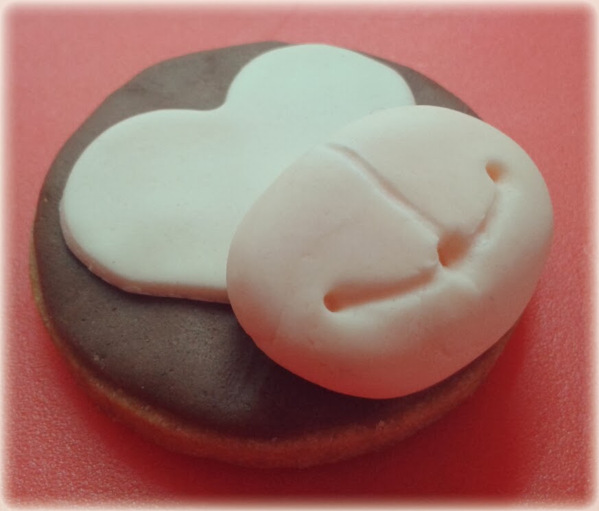 Galleta Mono con fondant