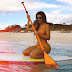 Kim looks very furious with water from the shore
| Timesok.com