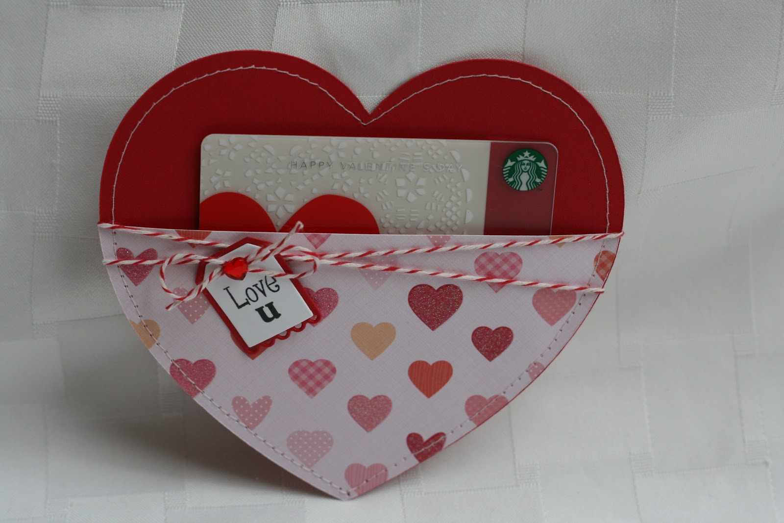 Rock Paper Cricut Valentine Gift Card Holder