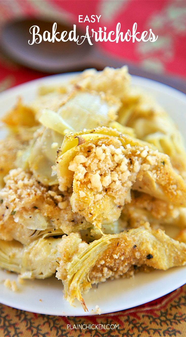 Easy Baked Artichoke Easy Baked Artichoke