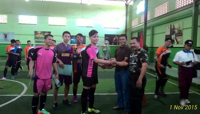 King FC Juarai Dandim Cup I Open Tournament Futsal 2015.