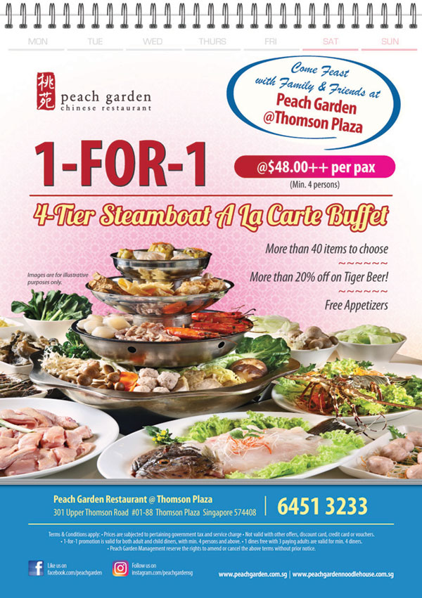 Peach Garden 4Tier Steamboat Ala Carte Buffet Food Review Pixel Treats