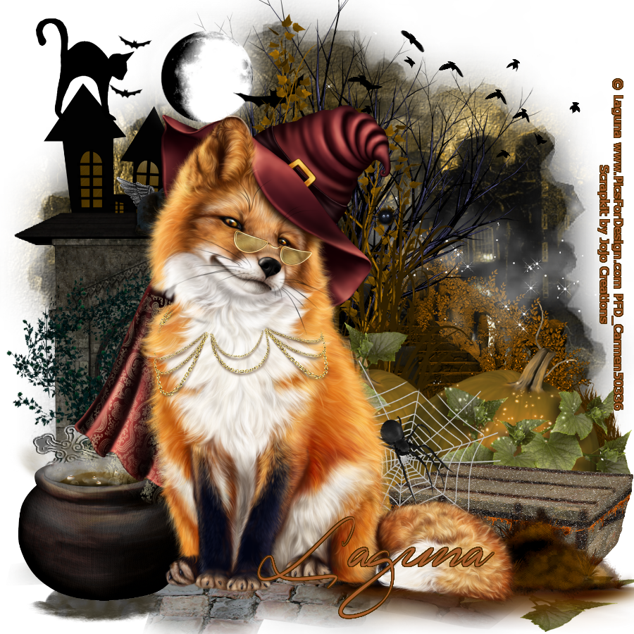 Carmen designs Steampunk Halloween Fox