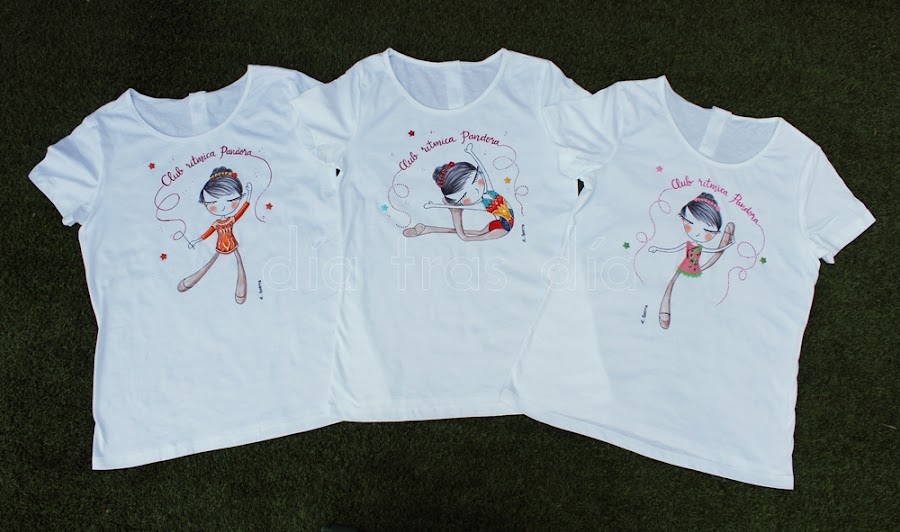 Camiseta gimnasia rítmica personalizada