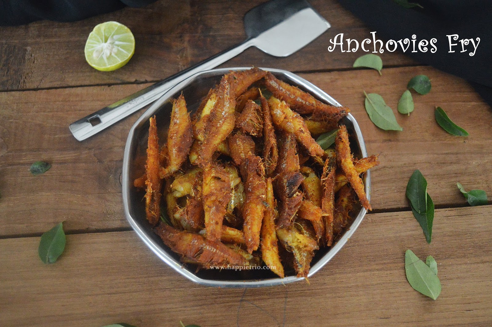 Anchovies Fish Fry Recipe Nethili Meen Varuval Cook with Sharmila