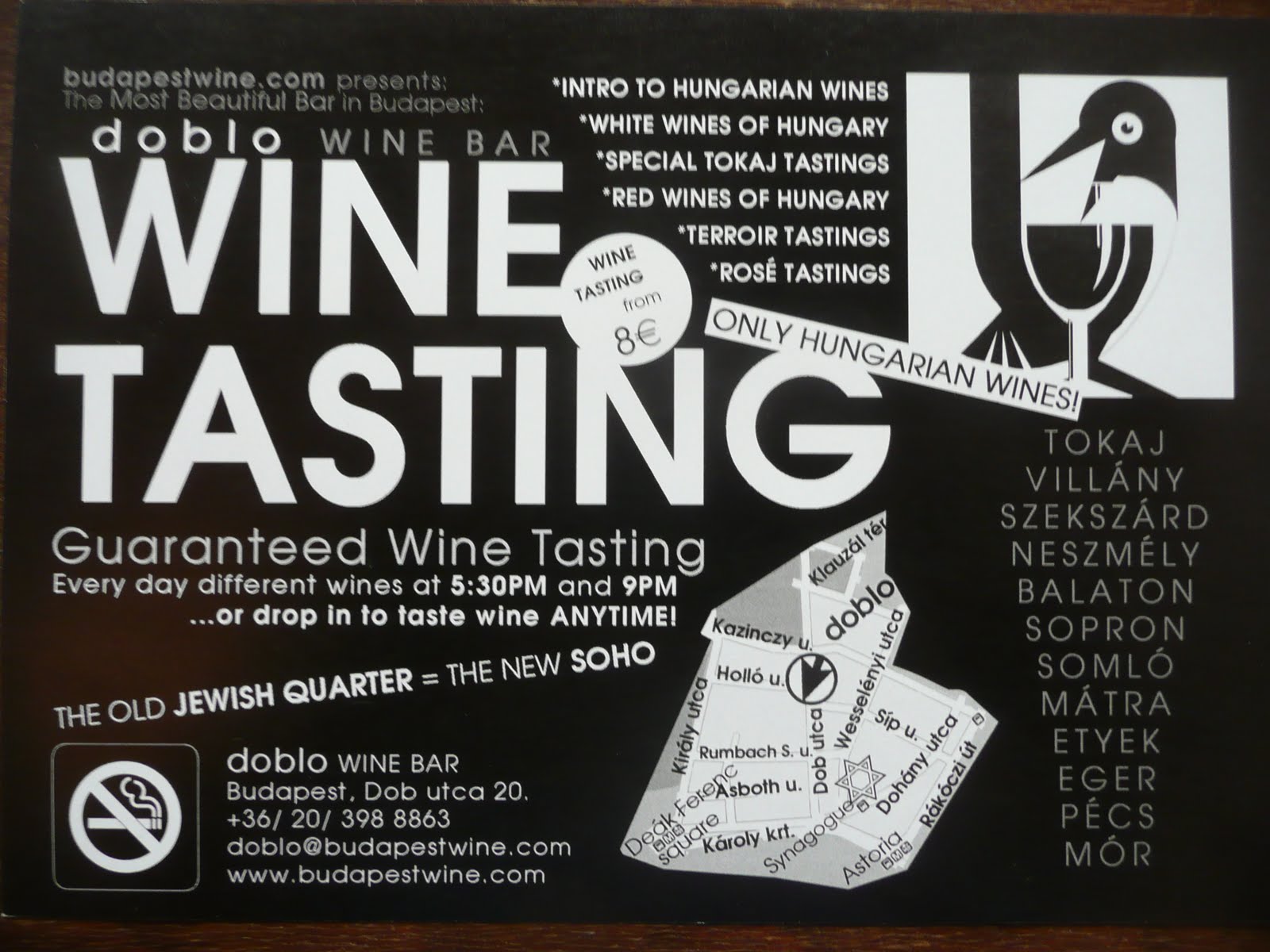 schillerwine Doblo Wine Bar in Budapest, Hungary