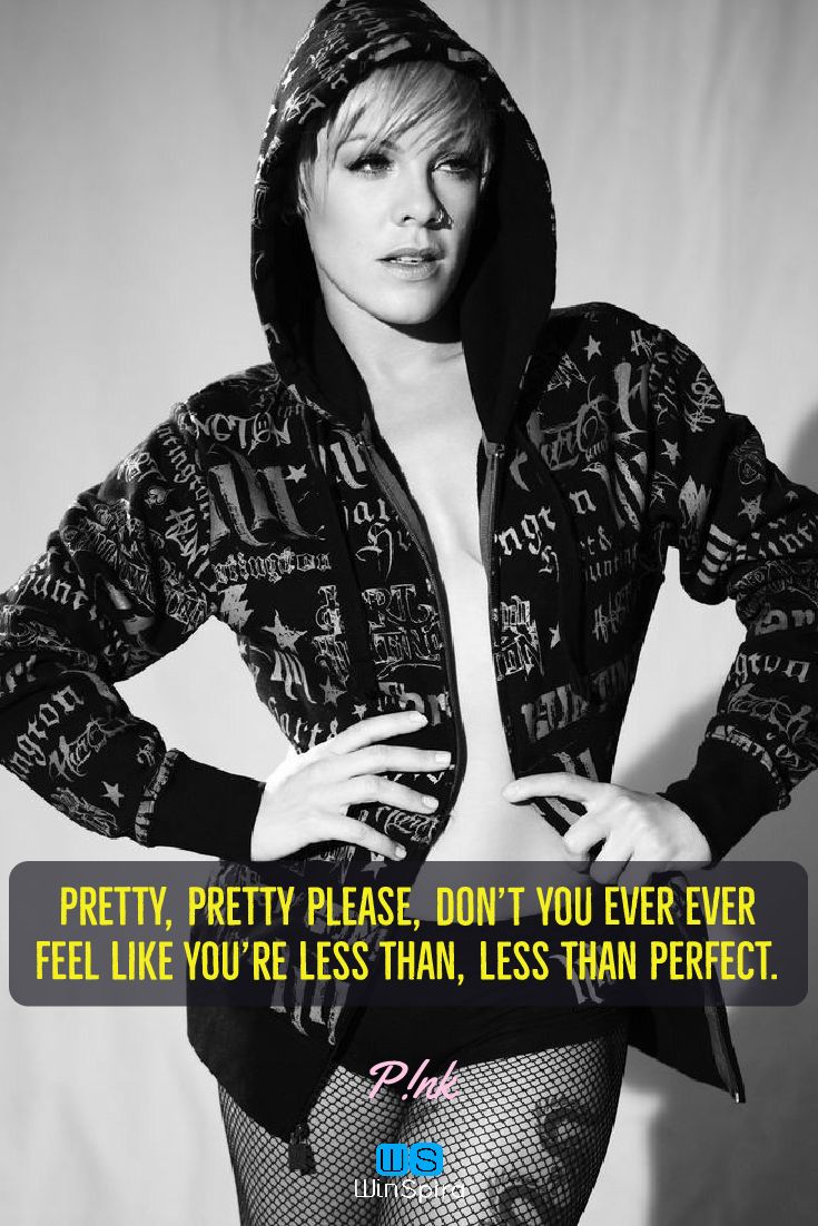 20 Awesome Quotes from singer pink