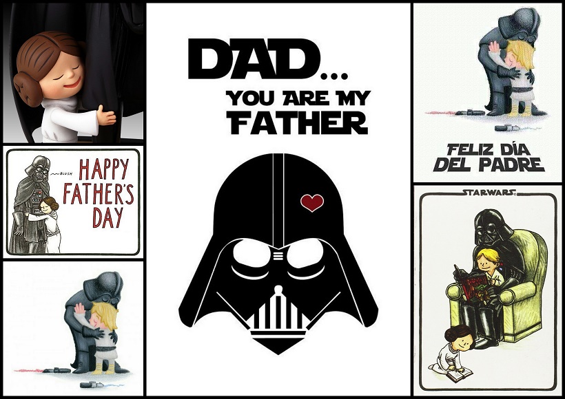 Tarjetas de Darth Vader para el Día del Padre. - Oh My Fiesta! Friki