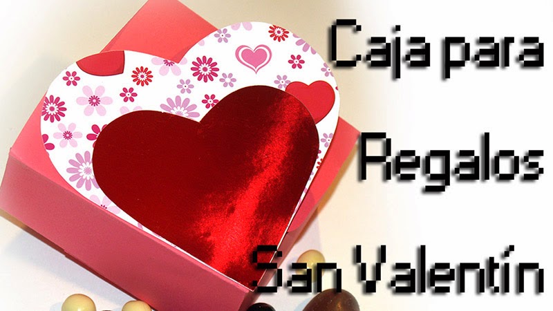 cajita corazón para san valentin