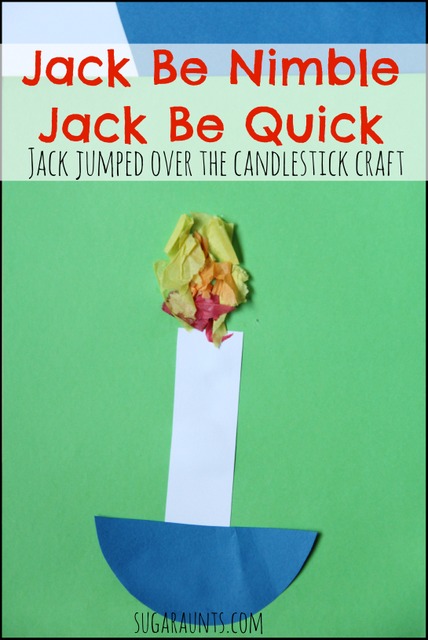Jack Be Nimble Nursery Rhyme Craft | The OT Toolbox