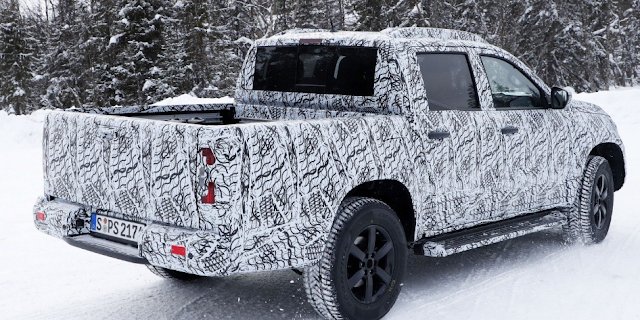 Mercedes X-Class Prototype Spotted Mercedes X-Class Prototype Spotted