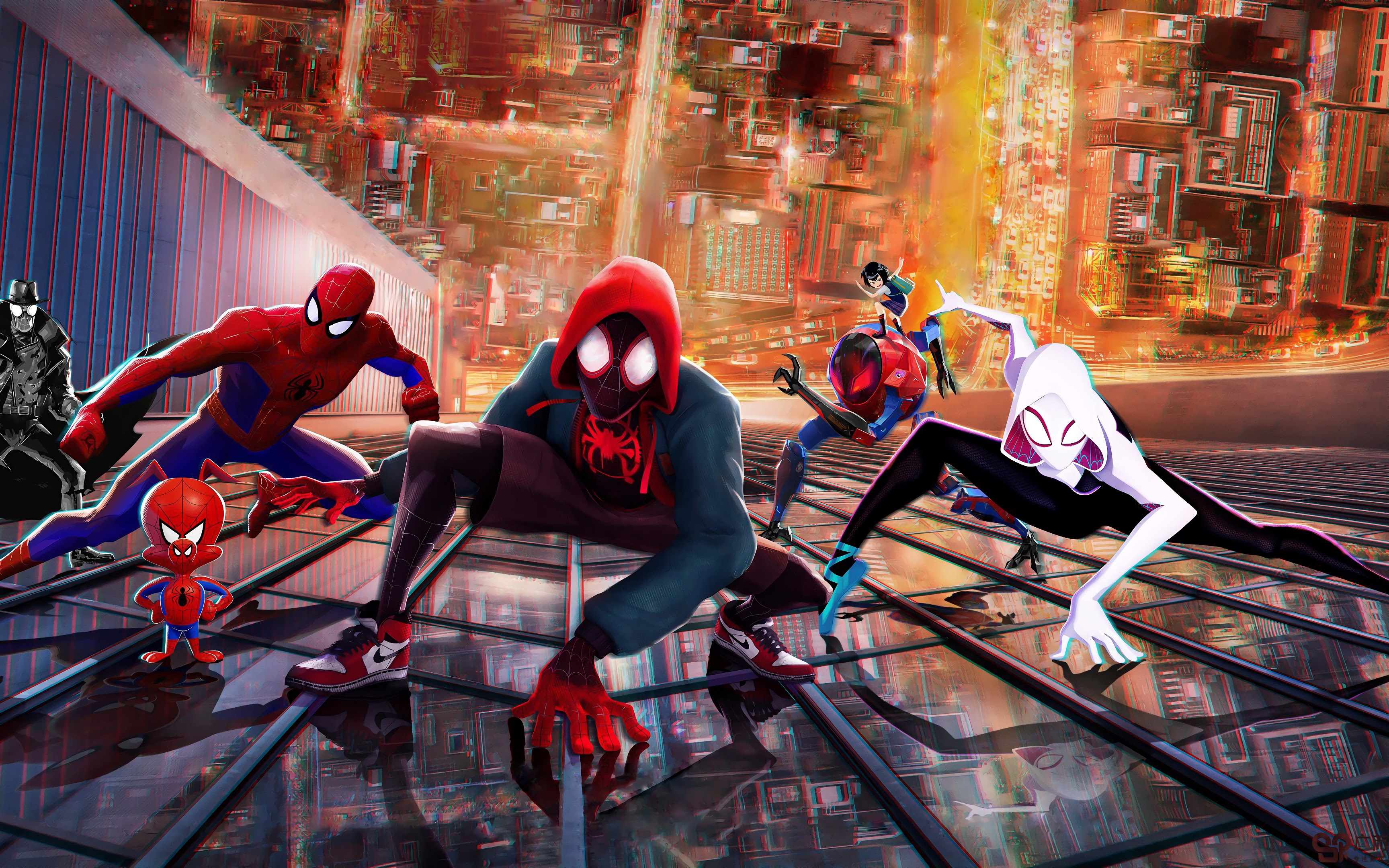 Дата выхода мультфильма человек паук 3. Питер паркер 2003. Человек-паук через вселенные 2 майлз моралес. Человек паук через вселенные. Человек-паук через вселенные мэри джейн.