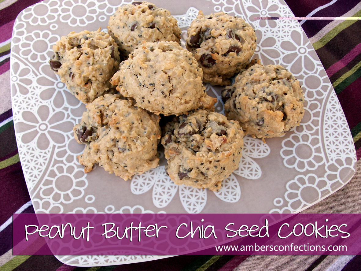 Amber's Confections Peanut Butter Chia Seed Cookies