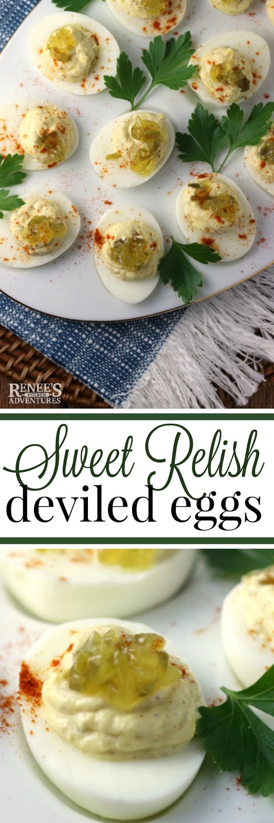Sweet Relish Deviled Eggs Renee's Kitchen Adventures
